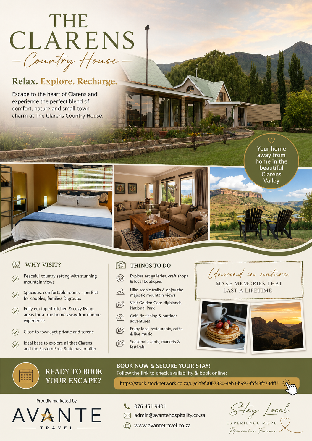 Stay in Clarens